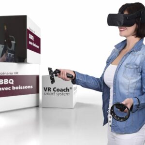 VR Therapie Süchte - Szenario Grillen mit Drinks